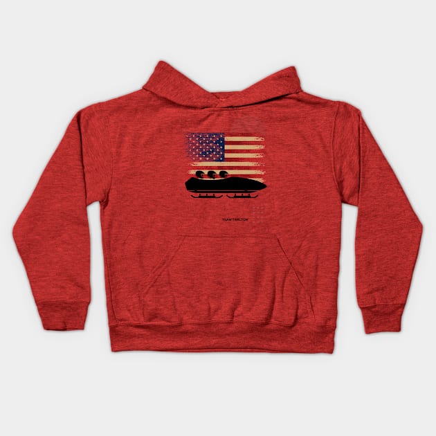 Bobsled USA Flag Kids Hoodie by Macys Bobsled Fundraiser 